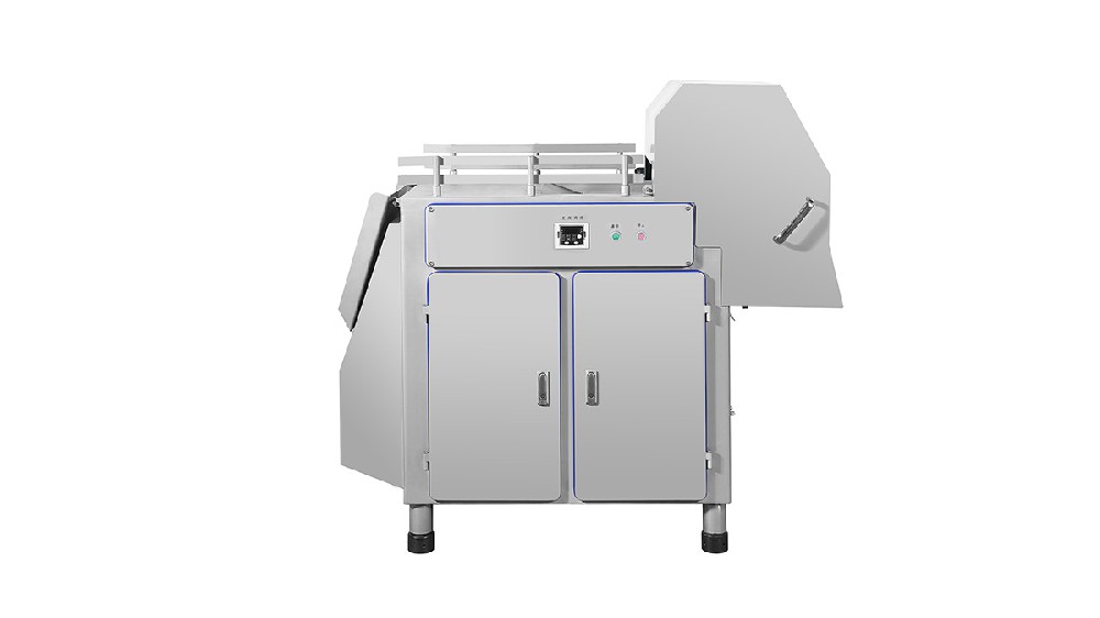 QD2000凍肉切塊機(jī)實(shí)機(jī)操作演示